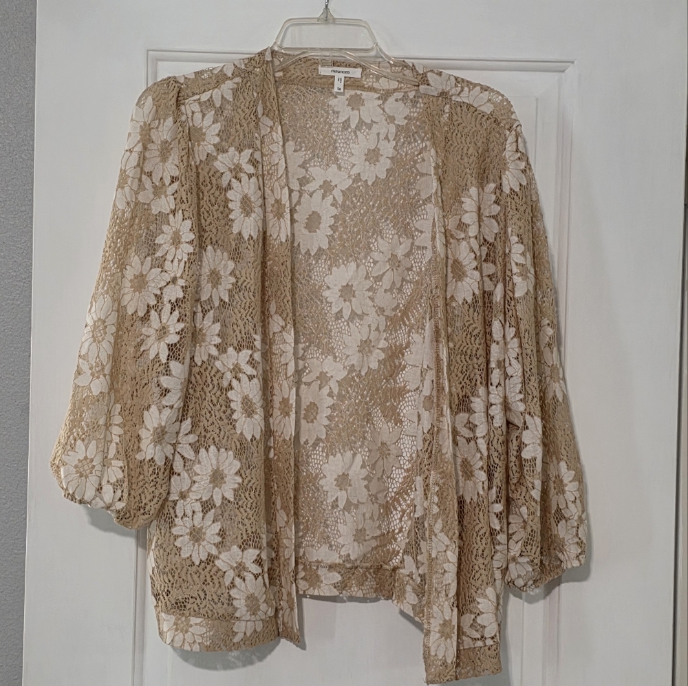 Floral Tan Women's Jacket
